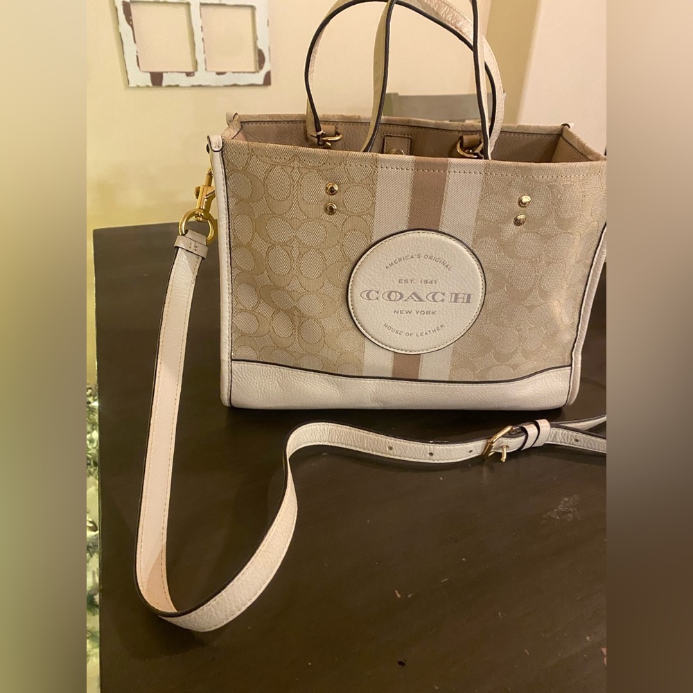 Coach Dempsey Carry All Tote Bag